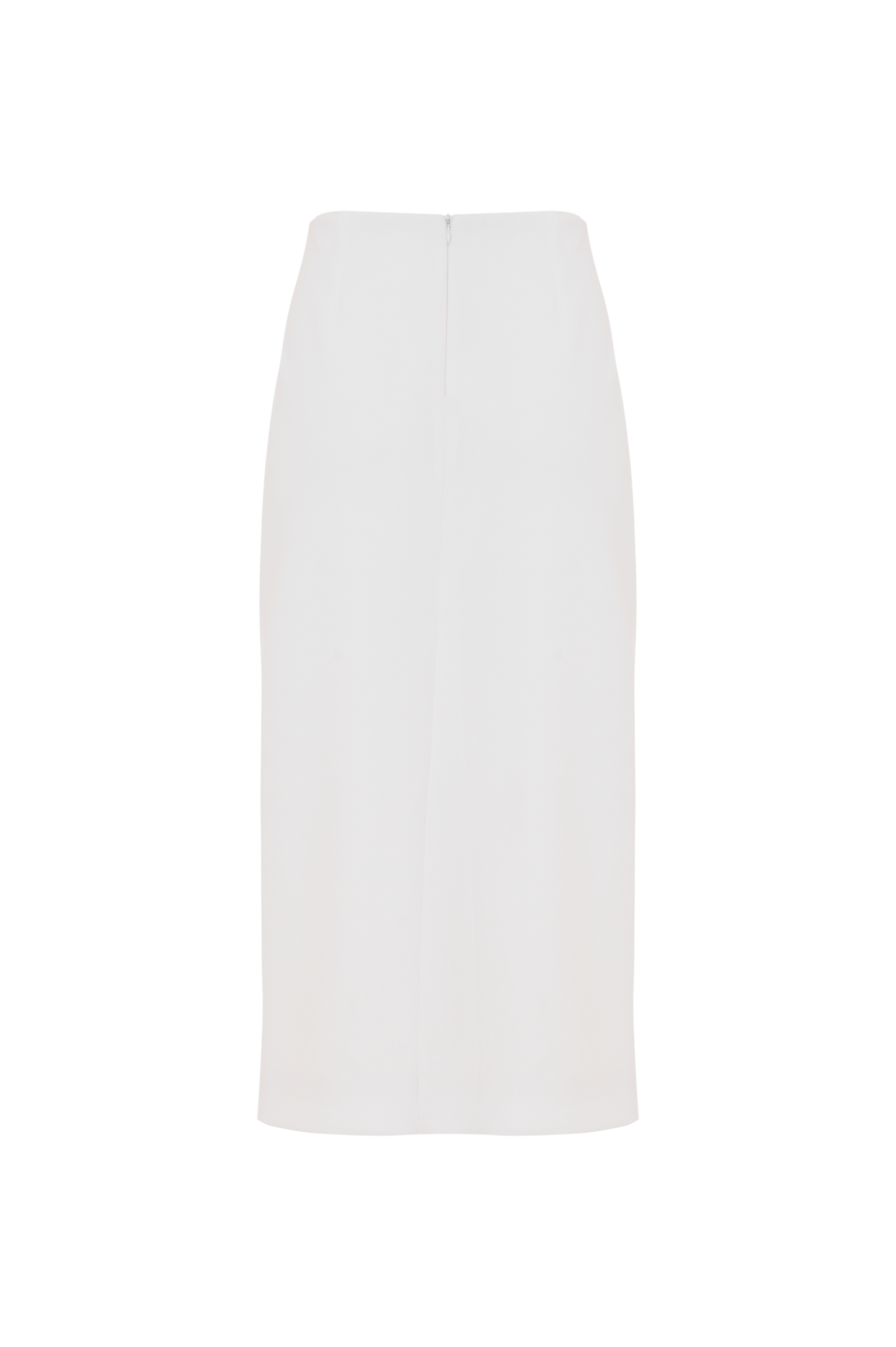 SAIA MIDI CREPE MYSTIQUE  OFF WHITE