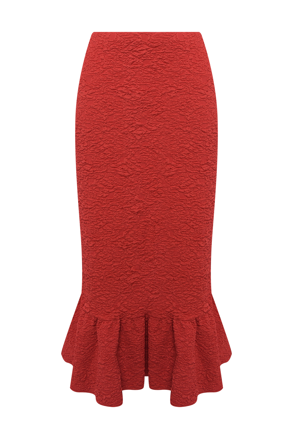 SAIA MIDI PAPILON JACQUARD VERMELHO
