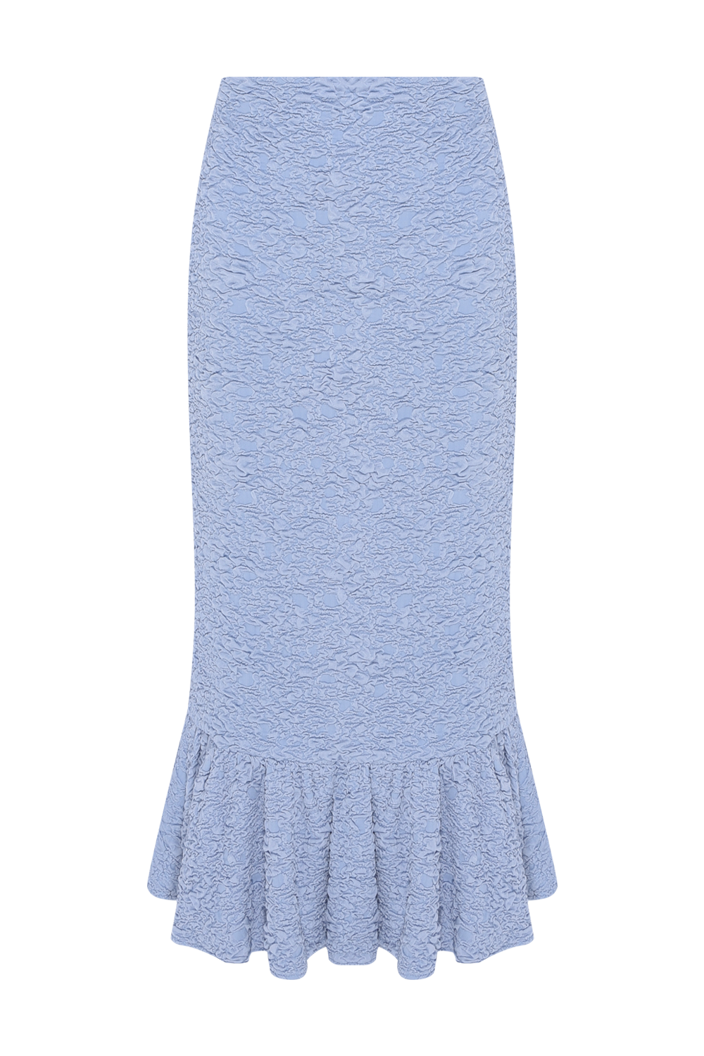 SAIA MIDI PAPILON JACQUARD AZUL