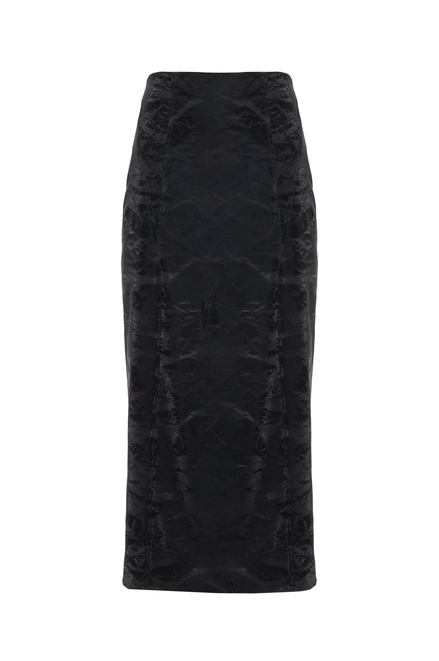 SAIA MIDI LEATHER NOIR PRETO