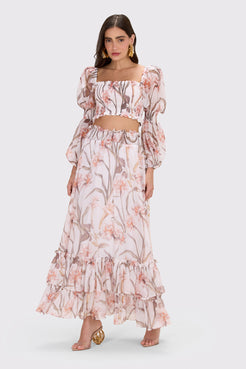 SAIA MIDI NARCISSUS OFF WHITE