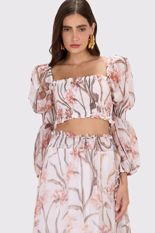 TOP NARCISSUS OFF WHITE