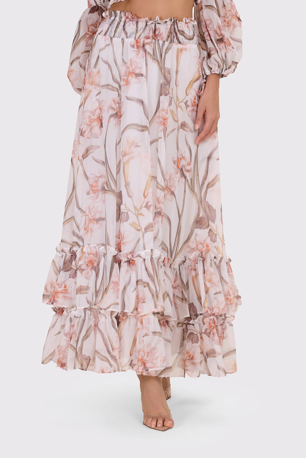 SAIA MIDI NARCISSUS OFF WHITE