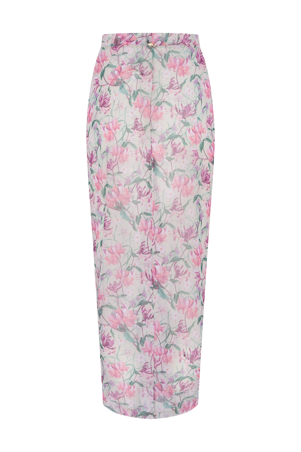 SAIA MIDI HONEY FLOWER VERDE