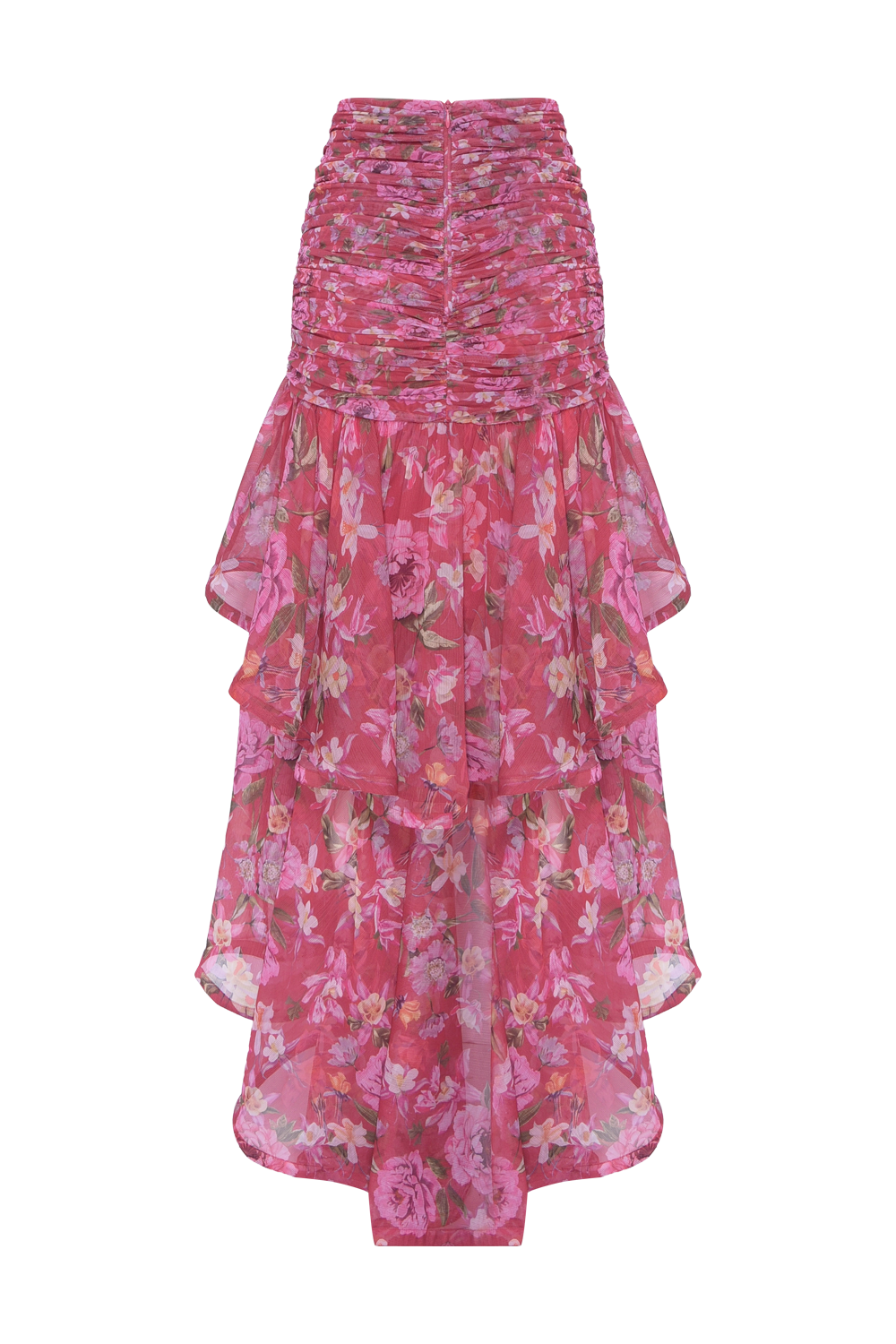 SAIA MIDI PEONY DOTS VERMELHO