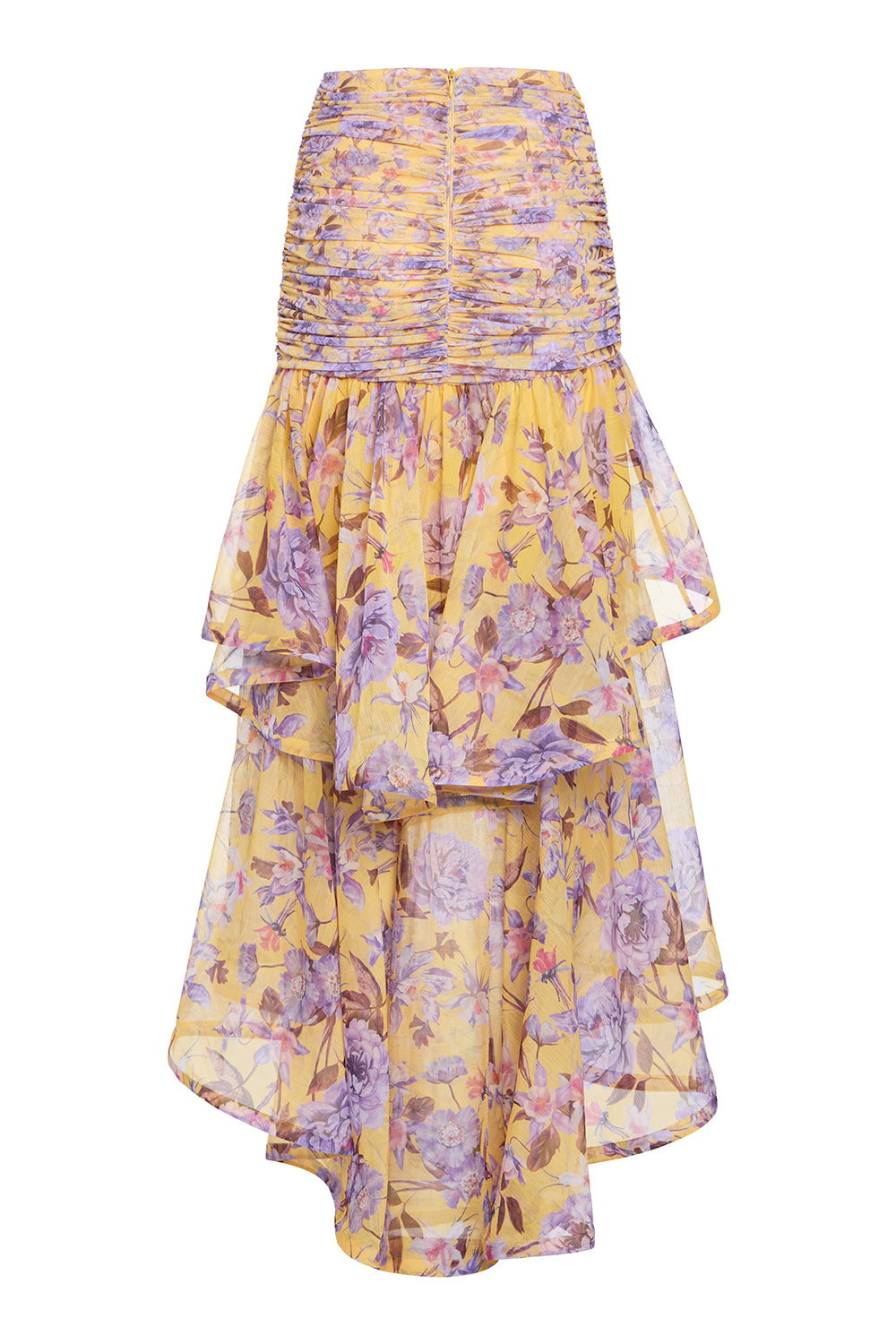 SAIA MIDI PEONY DOTS AMARELO