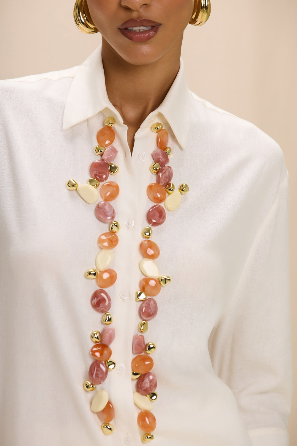 CAMISA LINHO GABRIELA OFF WHITE