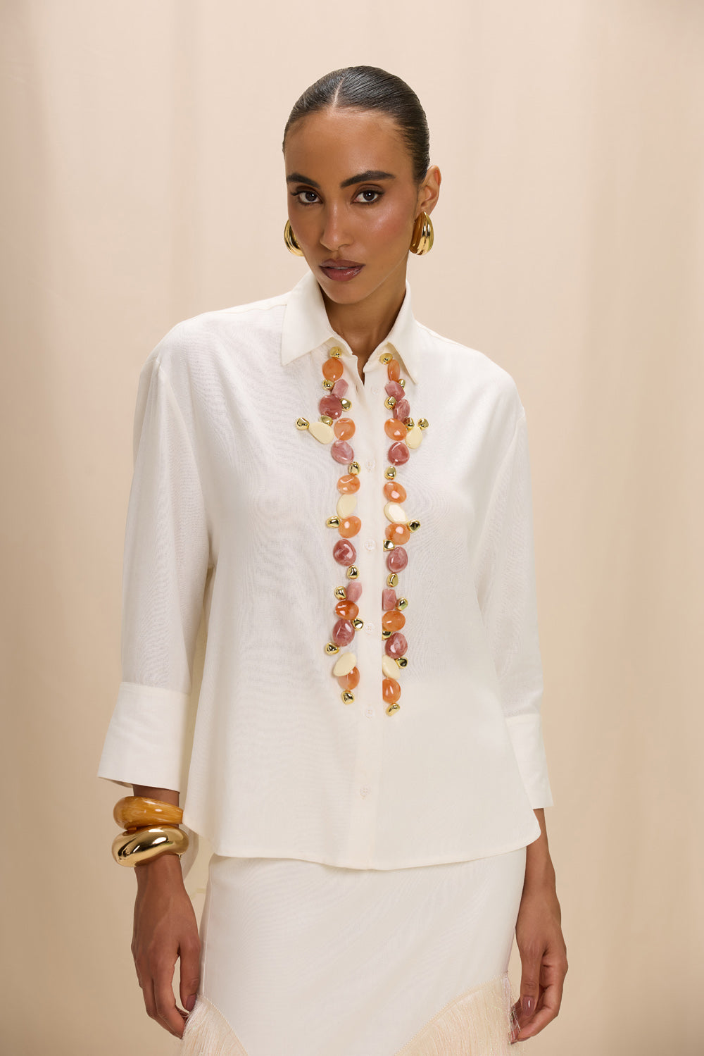 CAMISA LINHO GABRIELA OFF WHITE