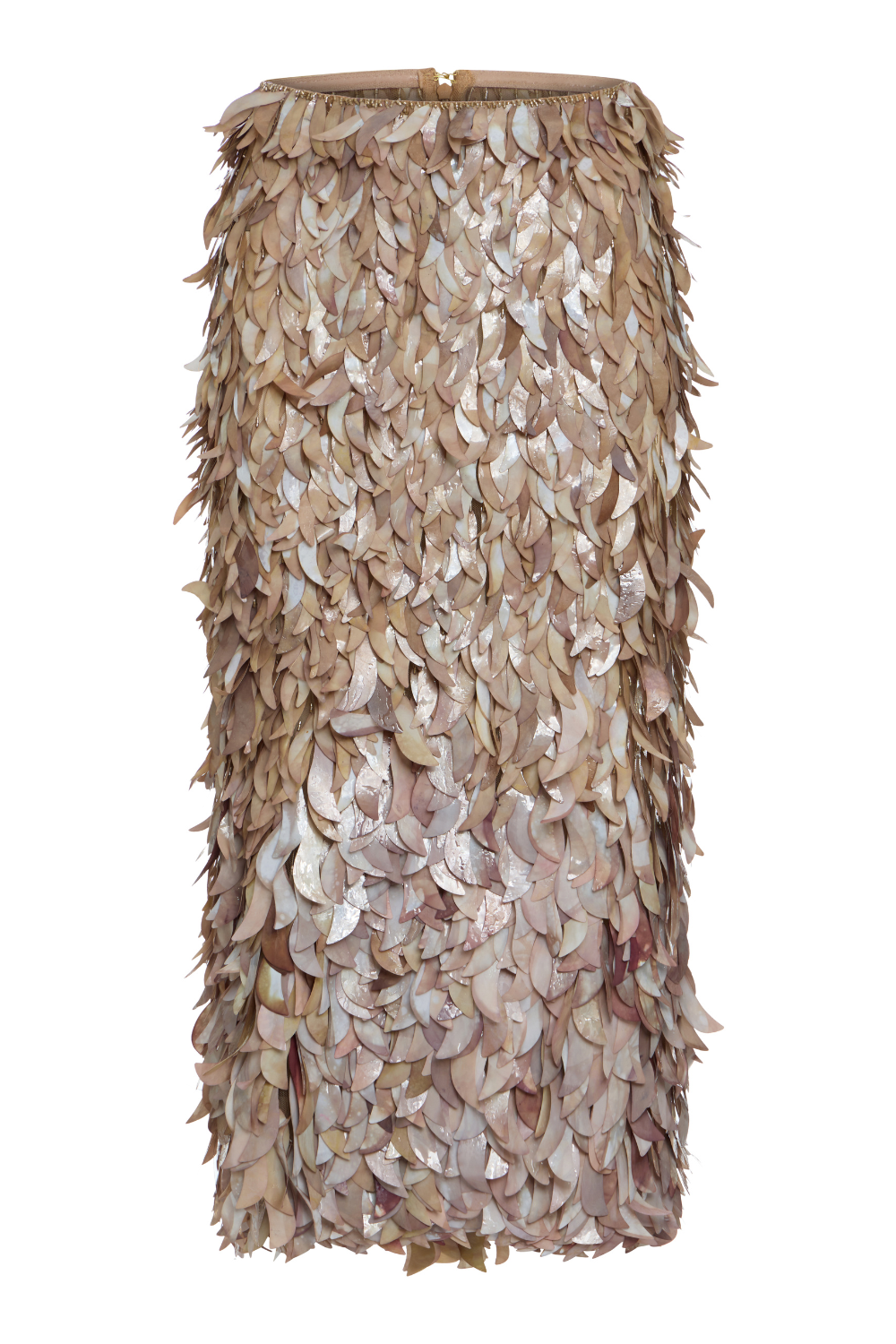 SAIA MIDI TULE  BRONZE MARROM