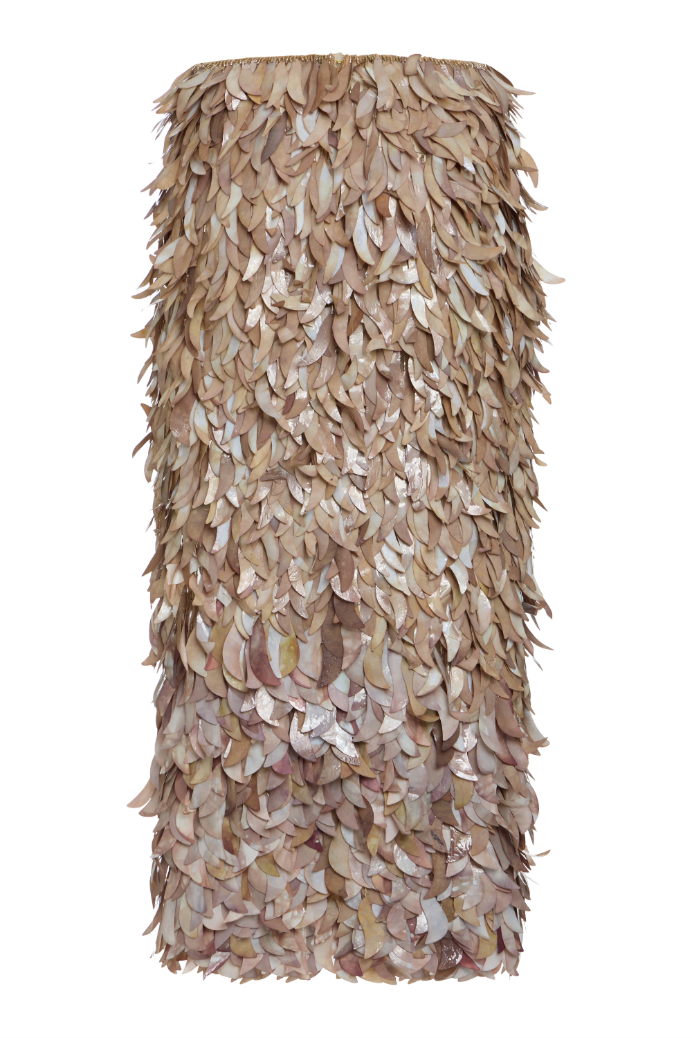 SAIA MIDI TULE  BRONZE MARROM