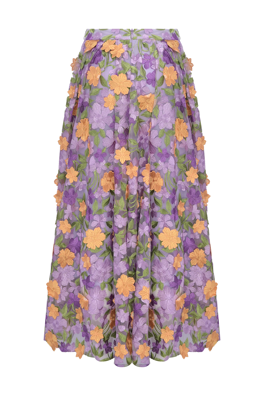 SAIA MIDI TULE PINA ROXO