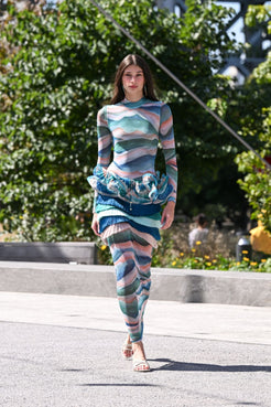 BODY TULE WAVES VERDE