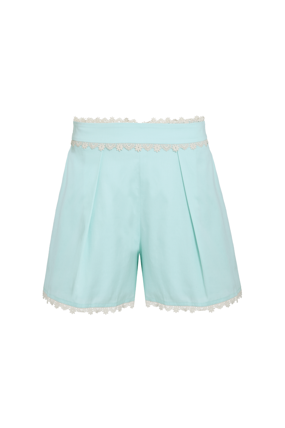 SHORTS FLUTTER TRICOLINE  VERDE CLARO