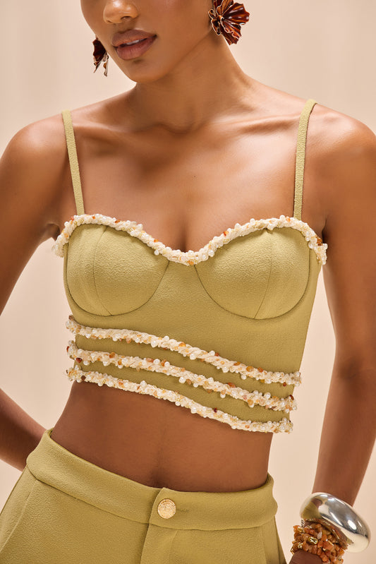 TOP MALHA JADE VERDE