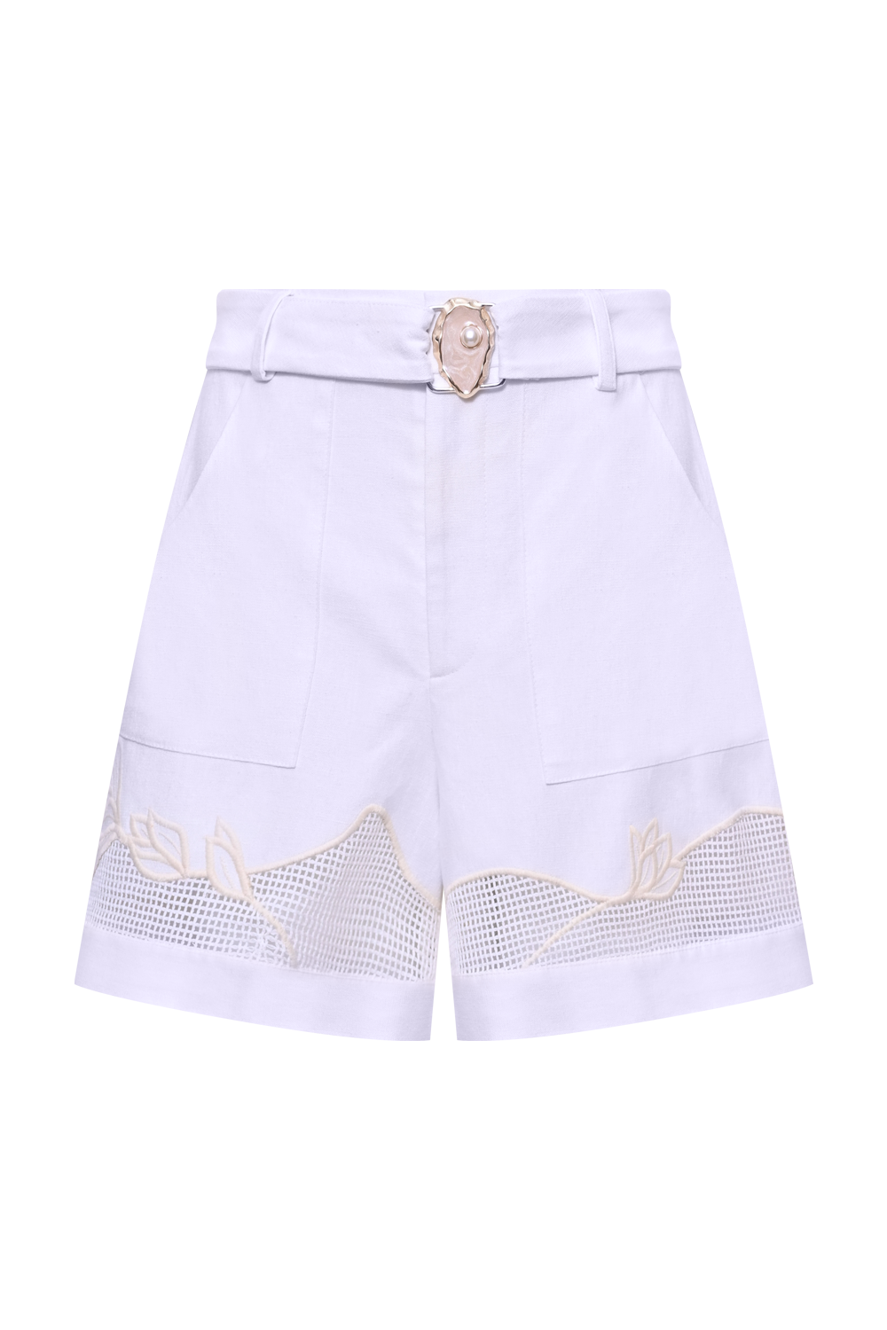 SHORT LINHO ACQUA MIST BRANCO