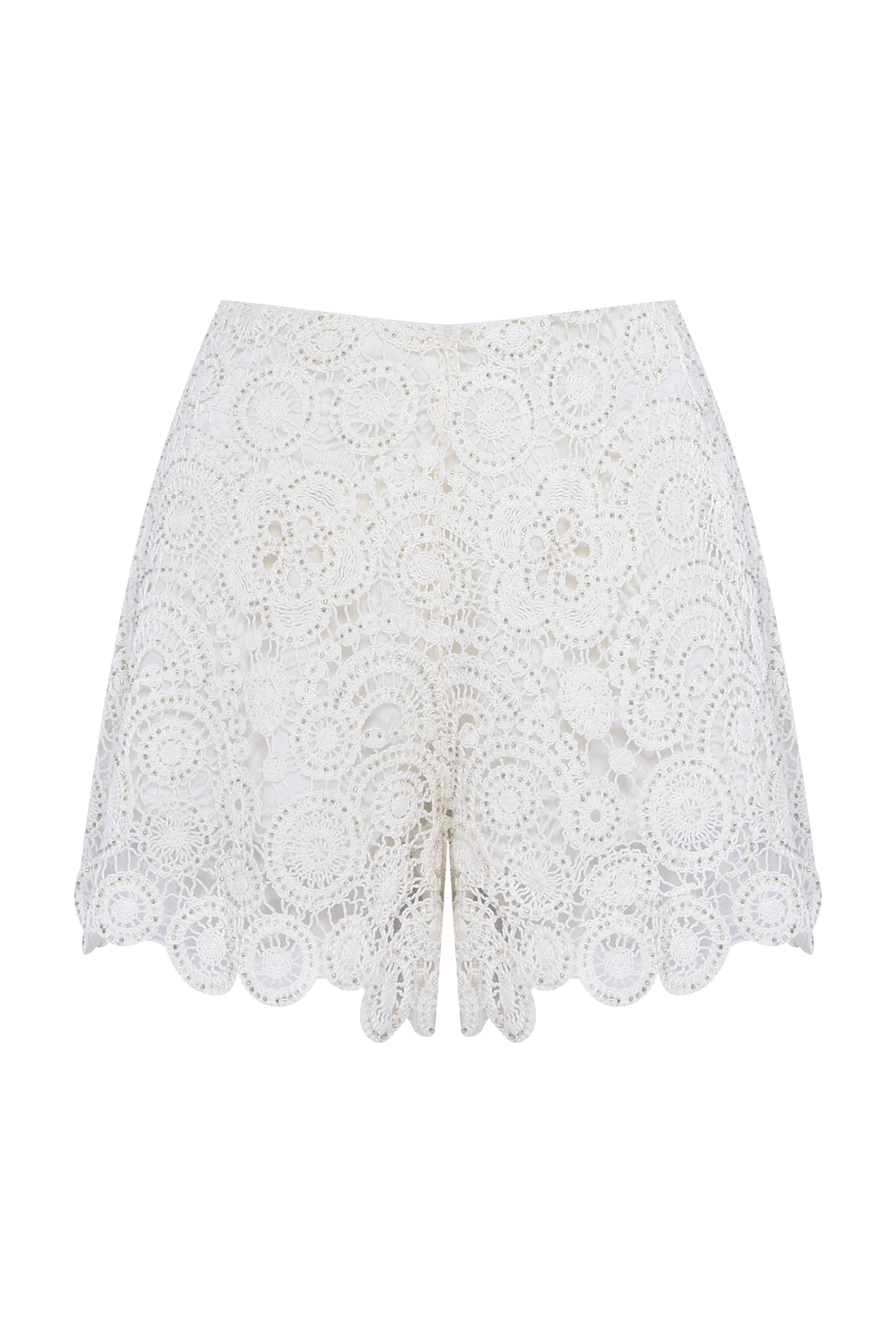 SHORT GAL EMBROIDERY OFF WHITE