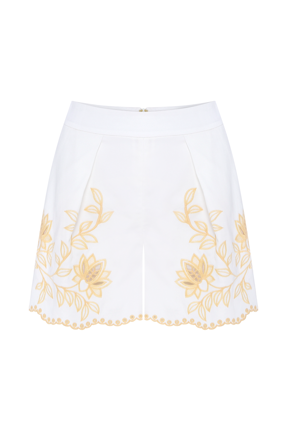 SHORT TRICOLINE LOTUS OFF WHITE