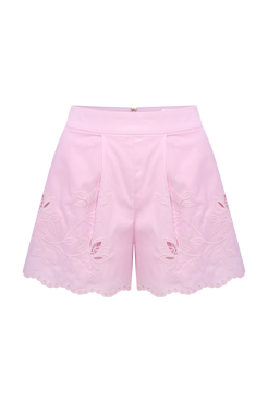 SHORT TRICOLINE LOTUS ROSA CLARO