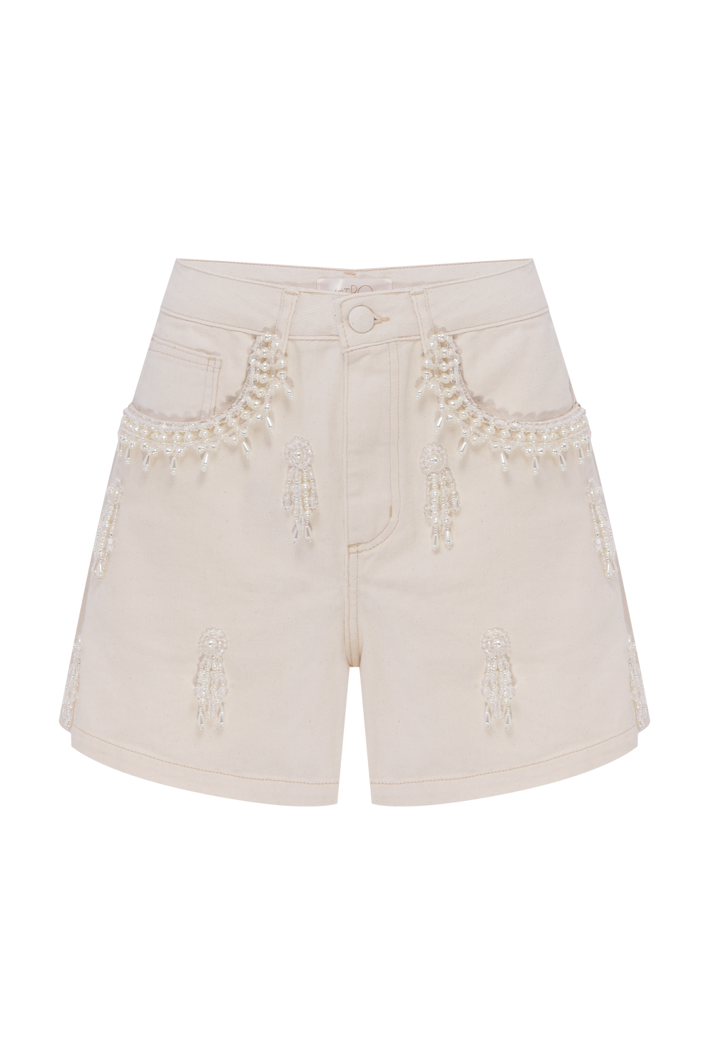 SHORT ALINA DENIM OFF WHITE