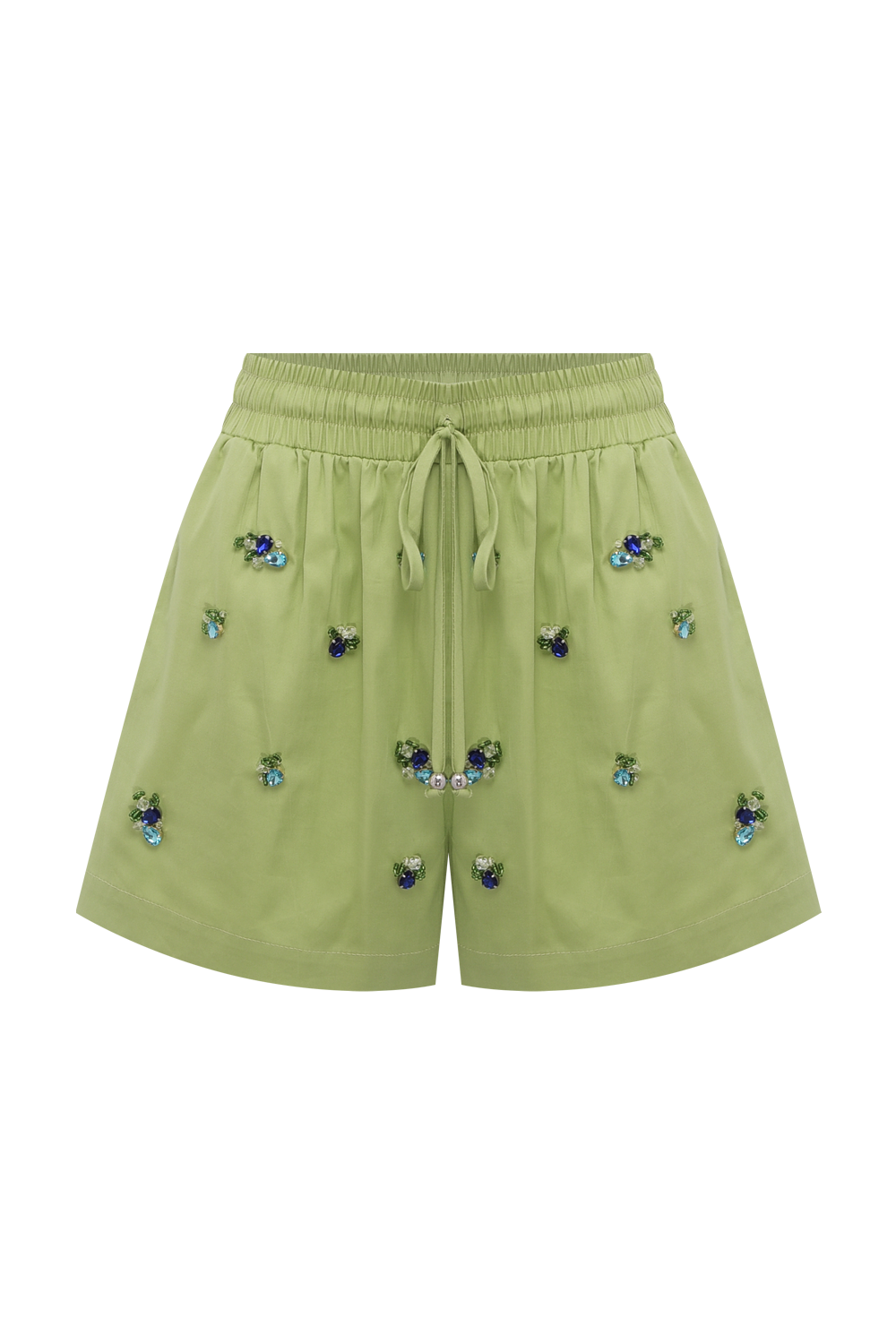 SHORT TRICOLINE BLOSSOM VERDE