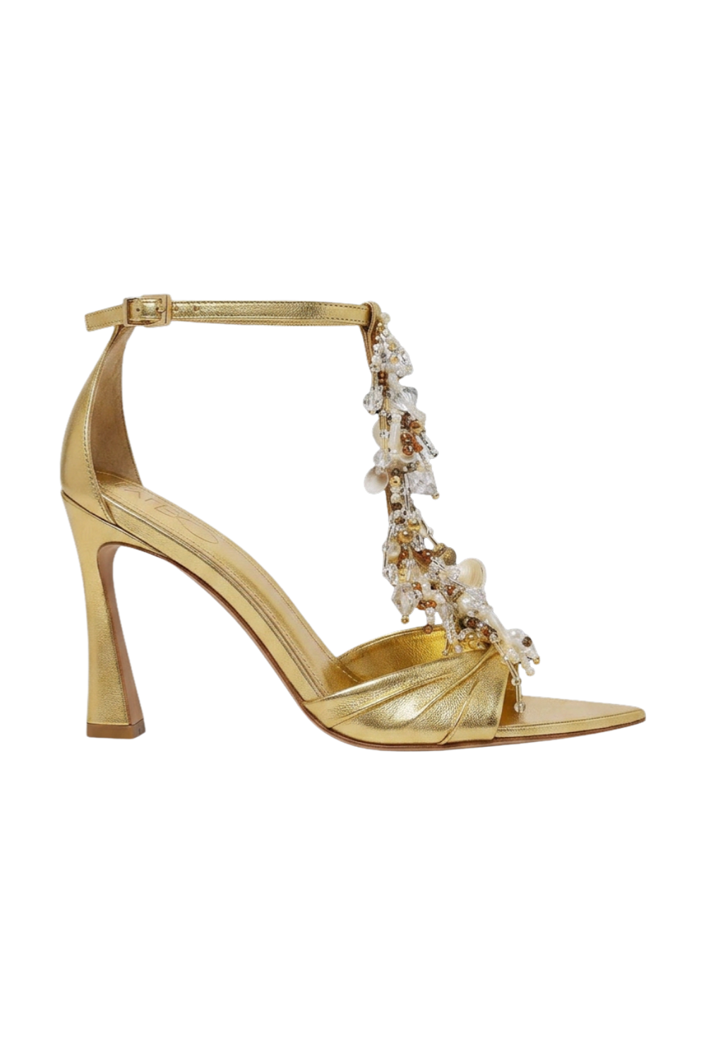 SANDÁLIA LULU EMBROIDERY DOURADO
