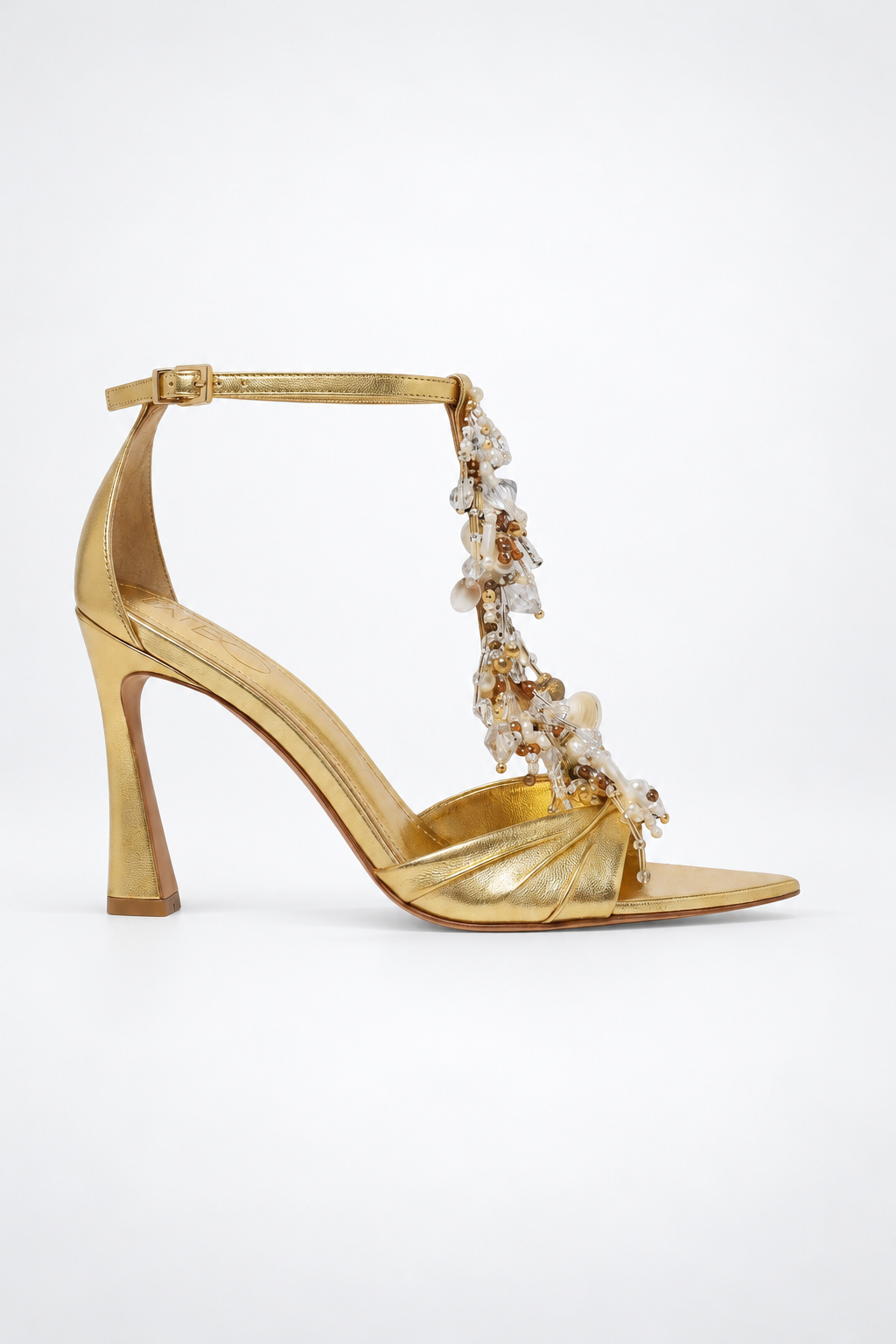 SANDÁLIA LULU EMBROIDERY DOURADO
