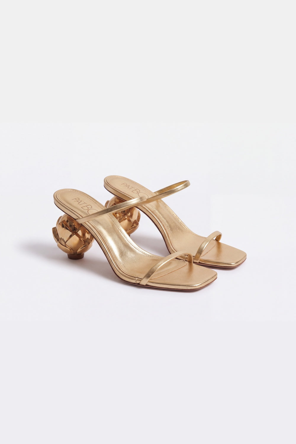 SANDÁLIA MULE LÓTUS DOURADO