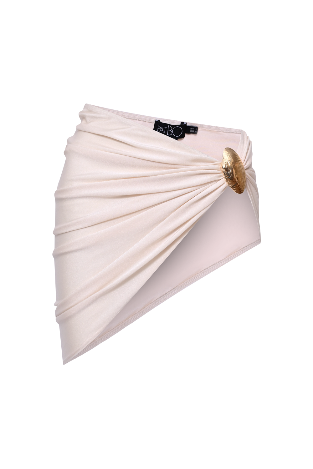 SAIDA DE PRAIA CURTA GOLDEN DUNE LYCRA OFF WHITE