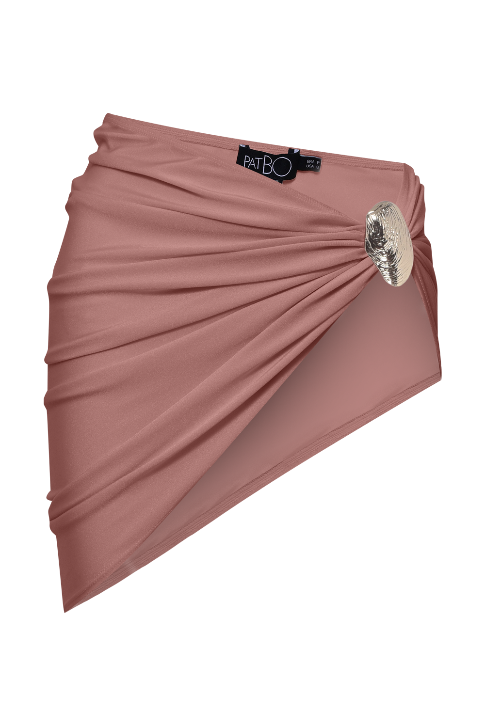 SAIDA DE PRAIA CURTA GOLDEN DUNE LYCRA COBRE