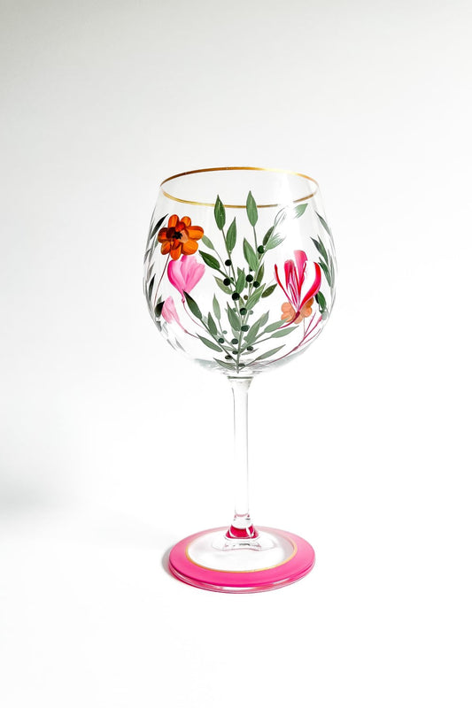 TAÇA ALTA JASMINE CRISTAL