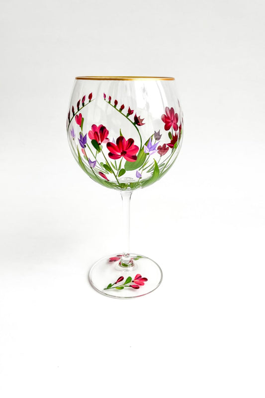 TAÇA ALTA FREESIA CRISTAL