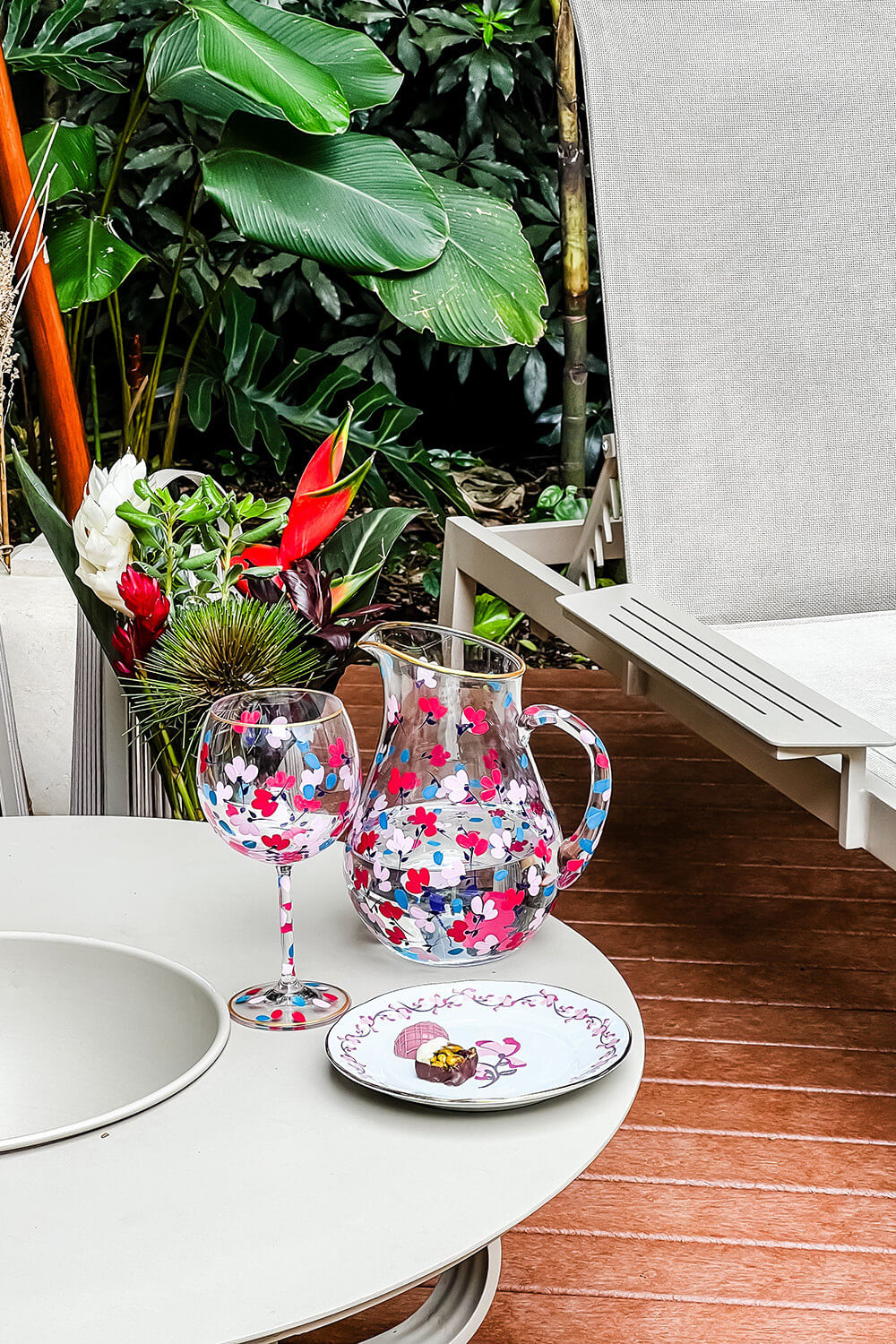 TAÇA ALTA HANA CRISTAL