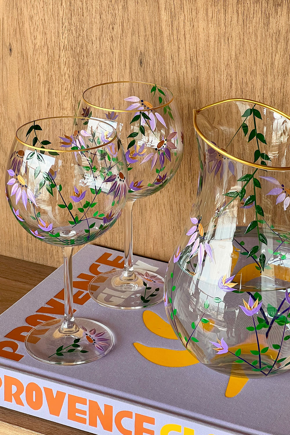 TAÇA ALTA TULIP GARDEN CRISTAL