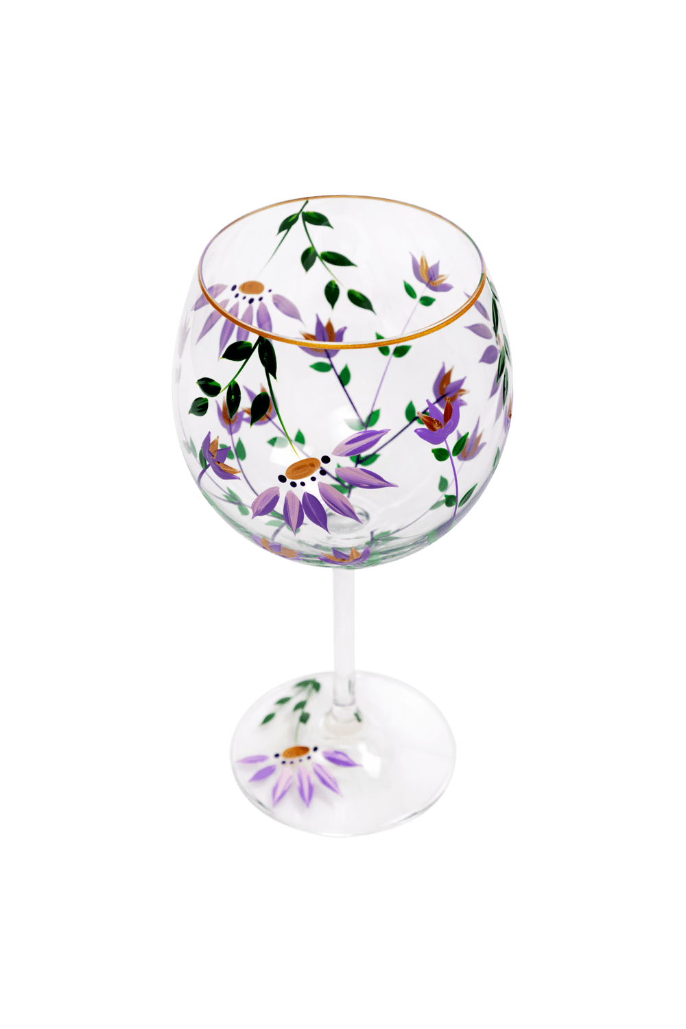 TAÇA ALTA TULIP GARDEN CRISTAL