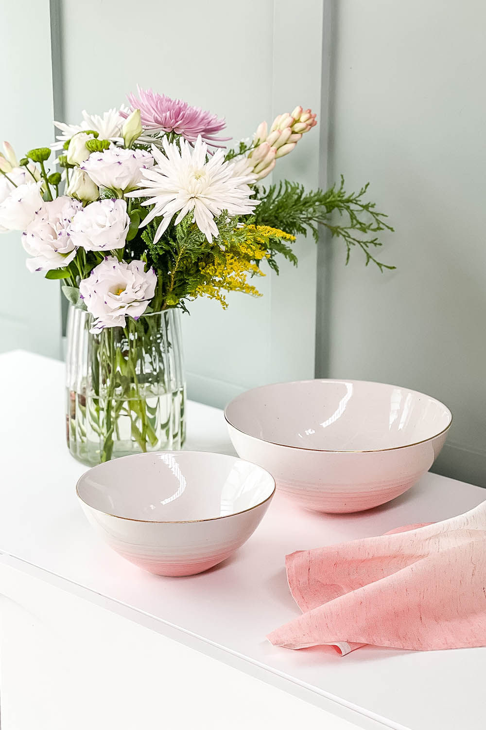 BOWL MÉDIO DEGRADÊ BOTÂNICA ROSA