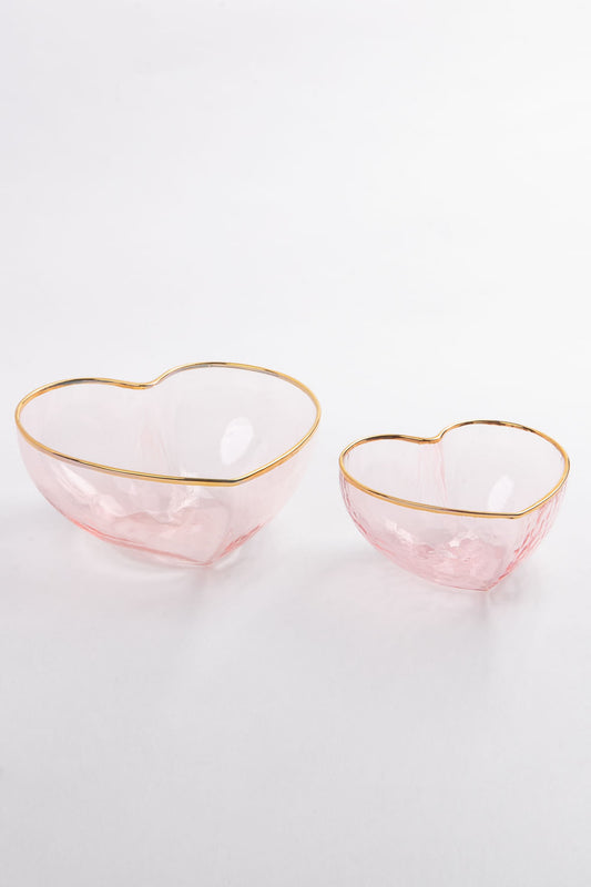BOWL CORAÇÃO MÉDIO SOPRO ROSA