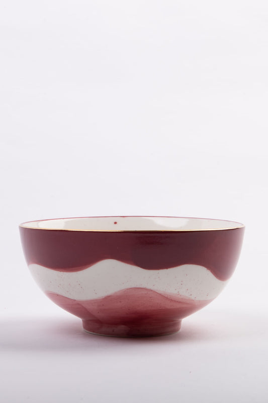BOWL AQUARELA MÉDIO MARSALA