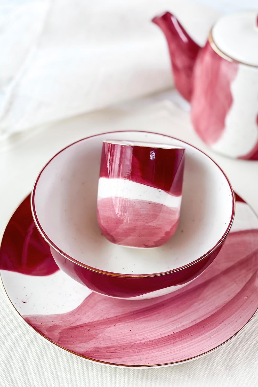 BOWL AQUARELA MÉDIO MARSALA