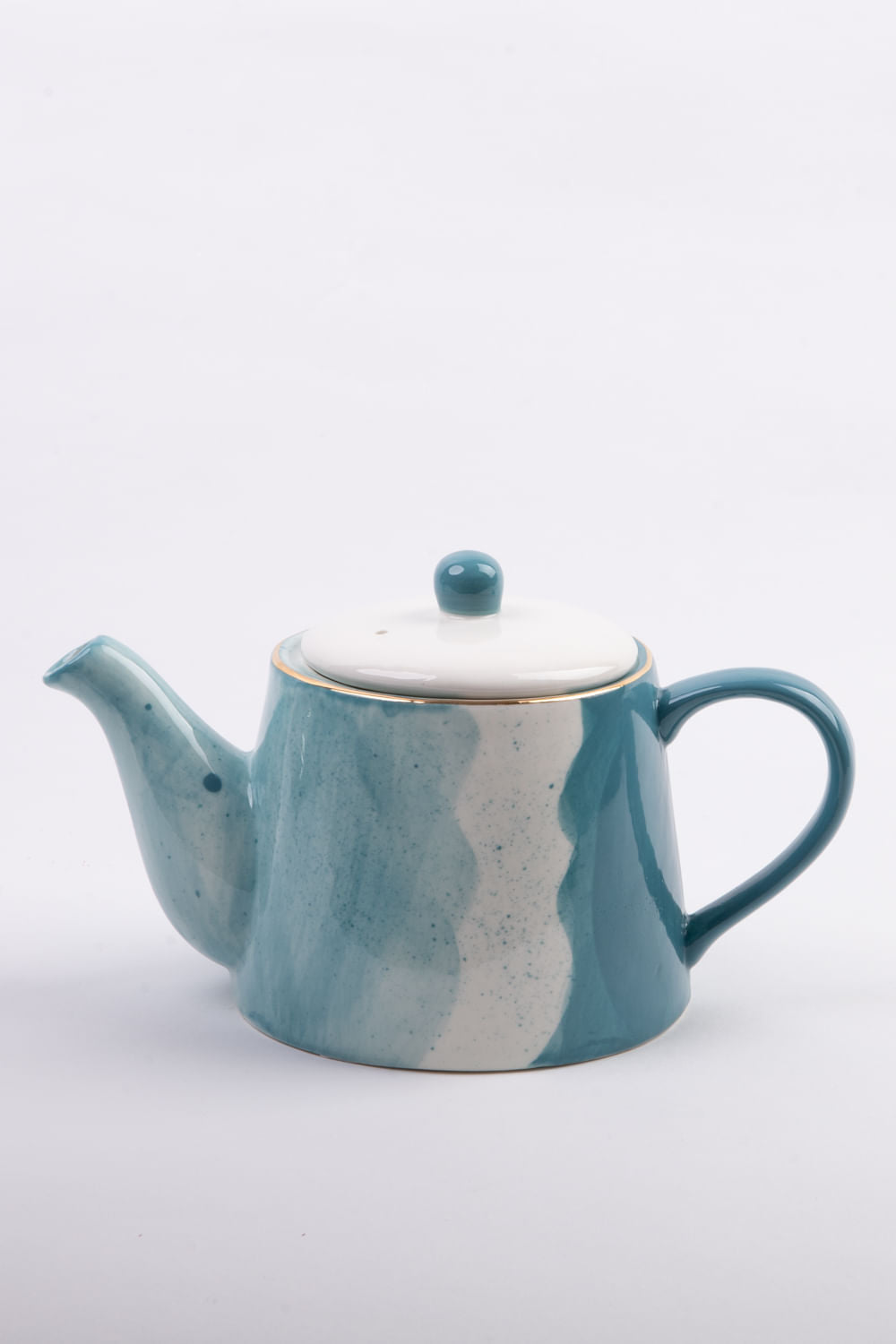 BULE PORCELANA AQUARELA TURQUESA