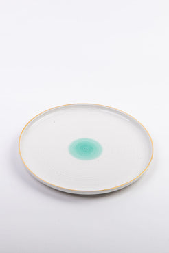 PRATO RASO DE SOBREMESA BOTÂNICA AZUL