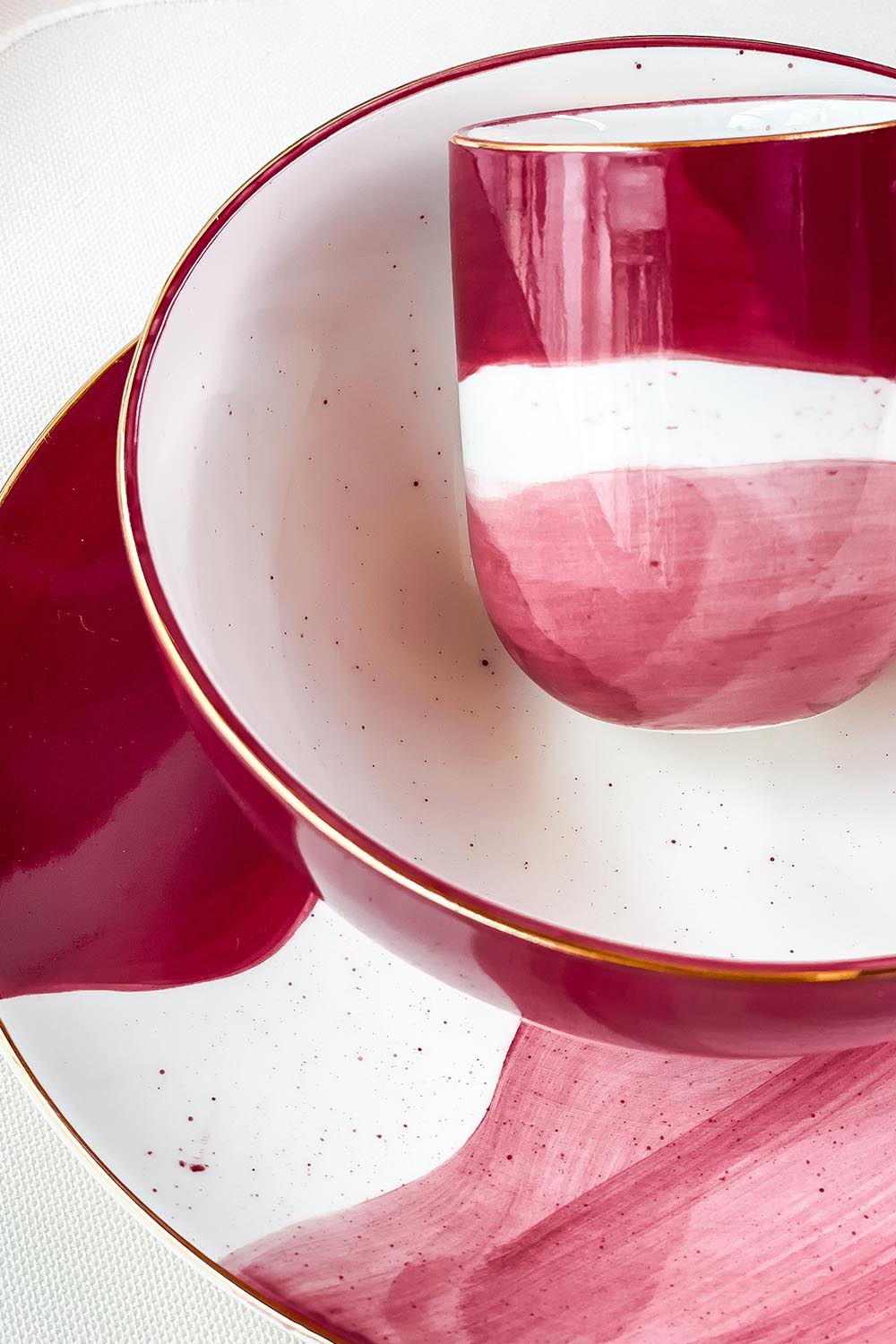 COPO PORCELANA AQUARELA MARSALA