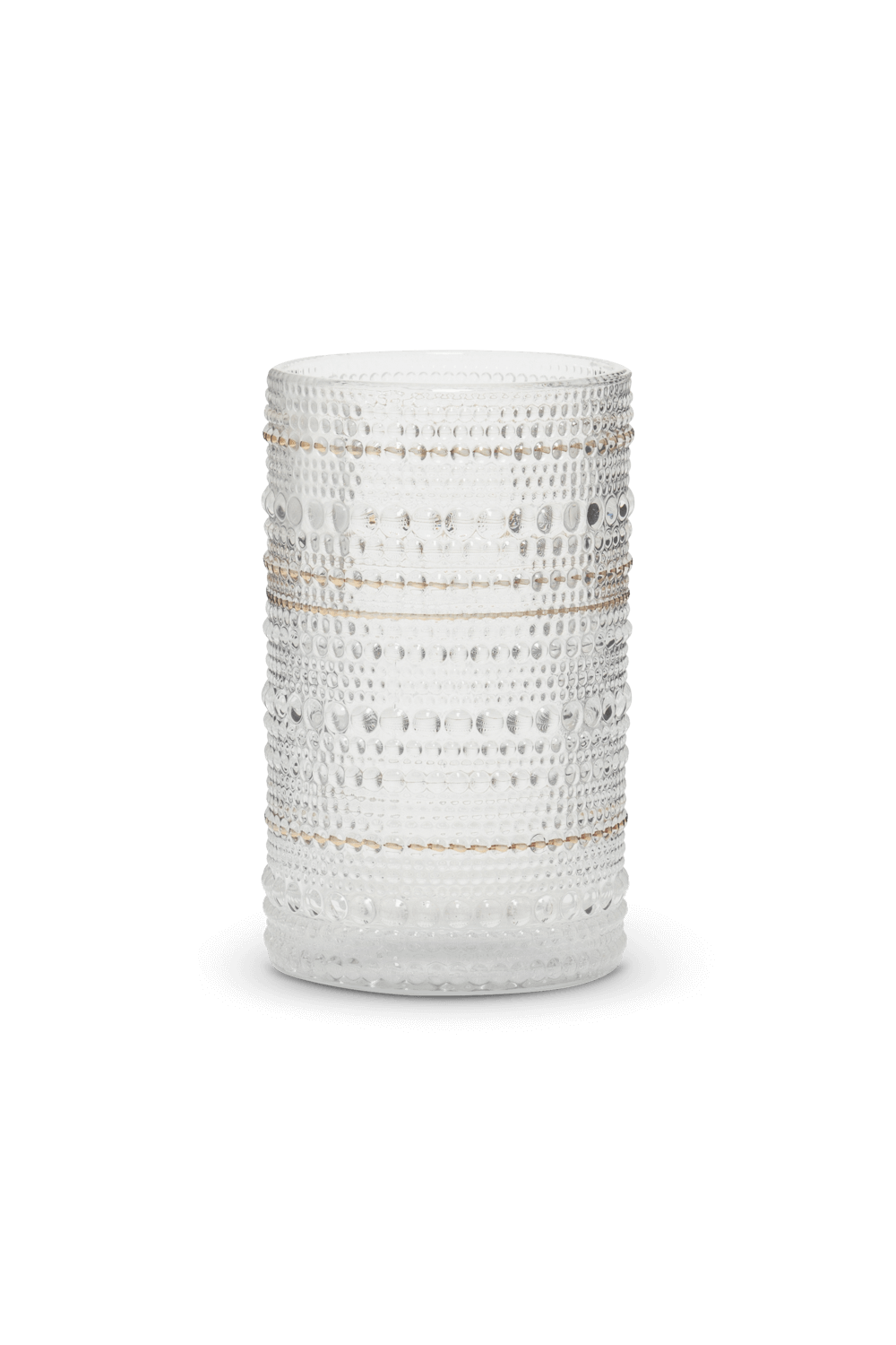 COPO VIDRO MINI BOLINHAS CRISTAL