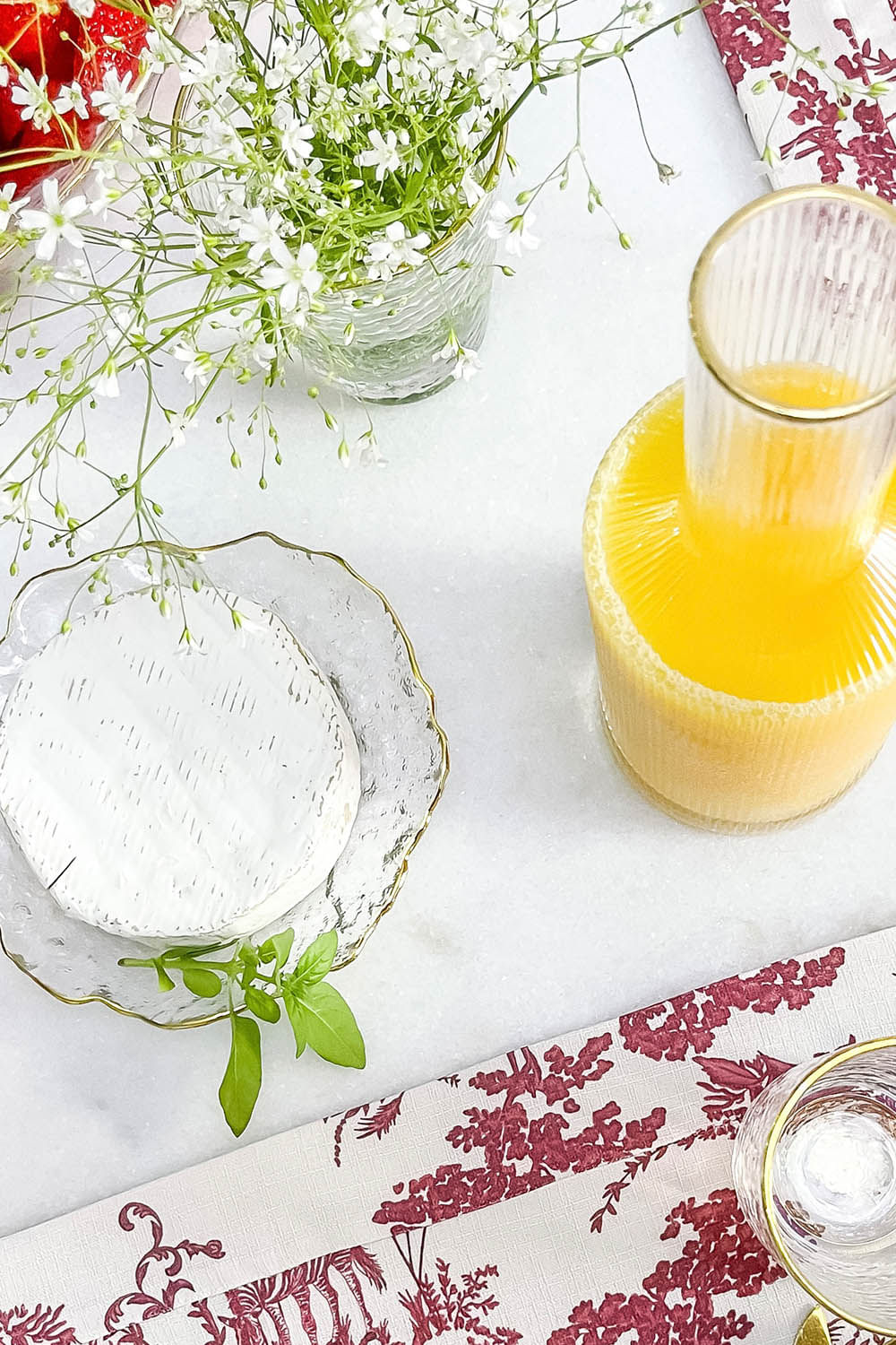 JARRA CANELADA BORDA DOURADA SOPRO CRISTAL