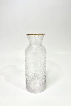 MINI JARRA BORDA DOURADA CRISTAL