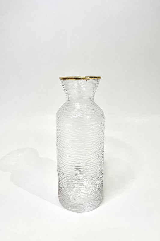 MINI JARRA BORDA DOURADA CRISTAL