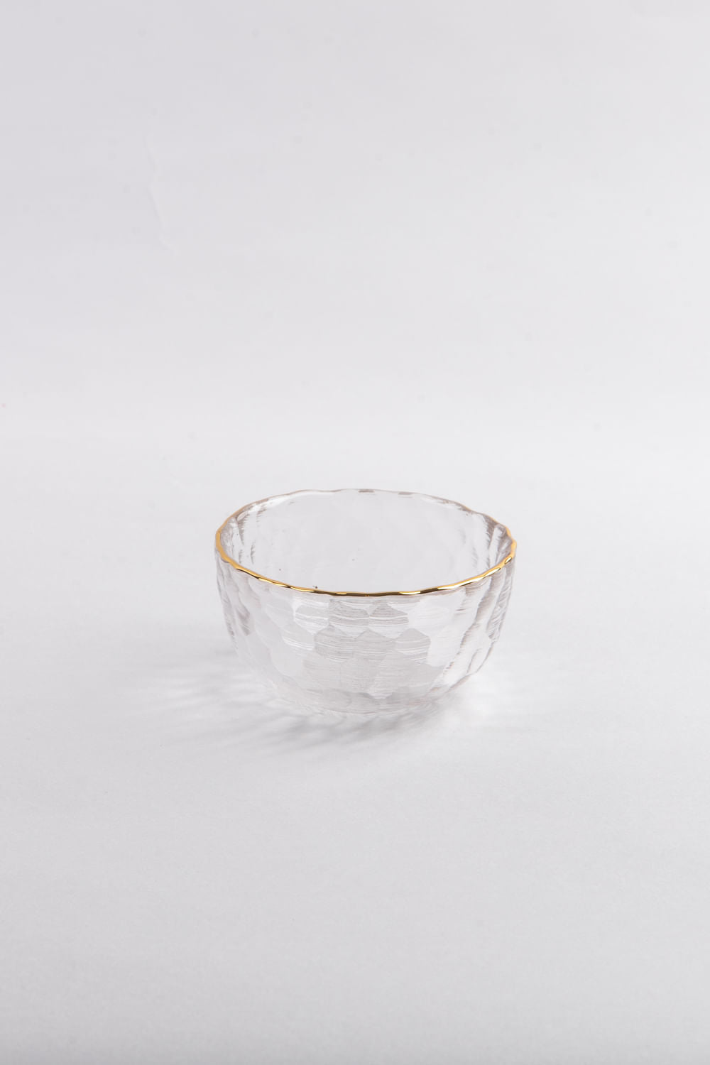 MINI BOWL BORDA DOURADA SOPRO CRISTAL