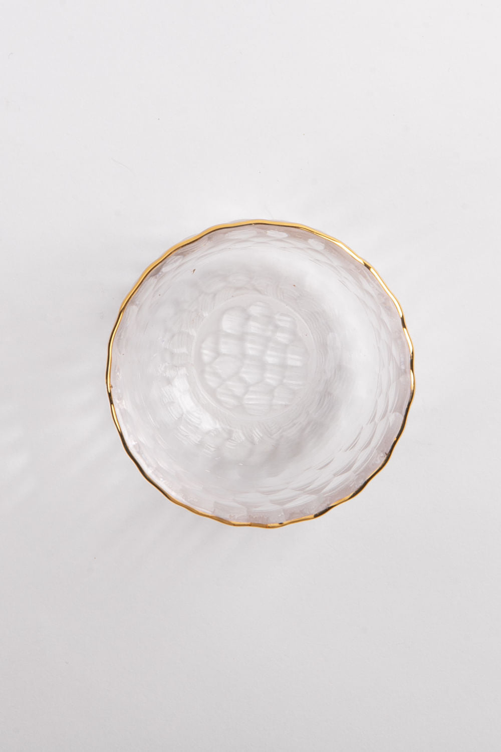 MINI BOWL BORDA DOURADA SOPRO CRISTAL