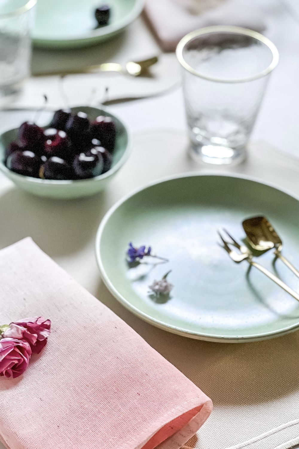 PRATO DE SOBREMESA PÉROLA VERDE