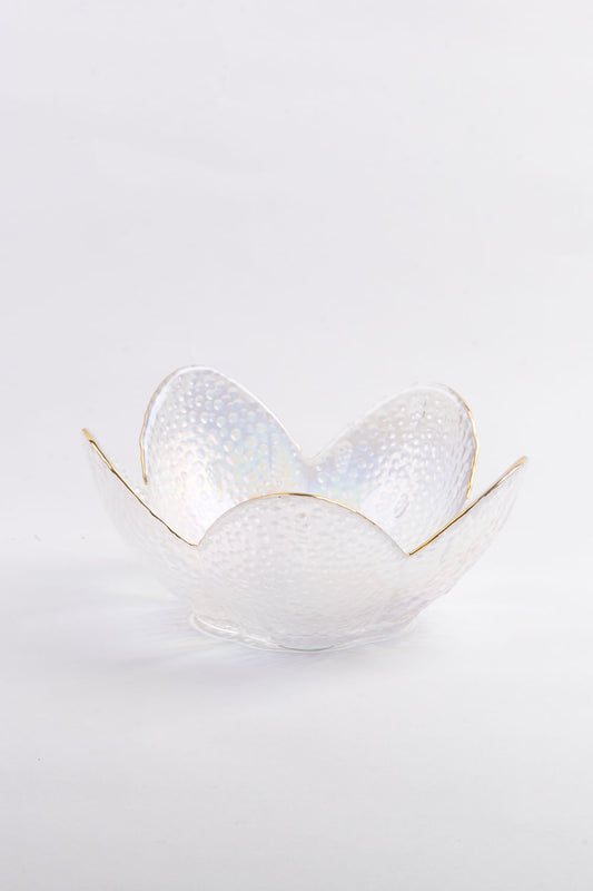 BOWL FLOR PEQUENO BORDA DOURADA SOPRO FURTA COR