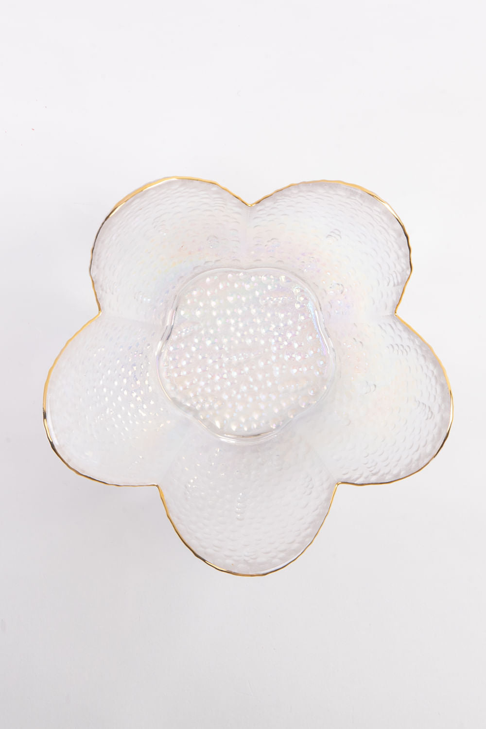 BOWL FLOR PEQUENO BORDA DOURADA SOPRO FURTA COR